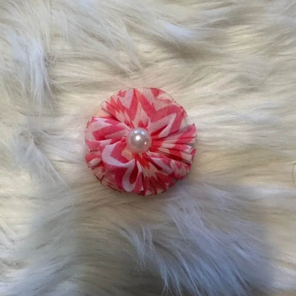 ***** Bundle (5) of Chiffon Flower Hairbows     5B8105  Handmade NWT Boutique